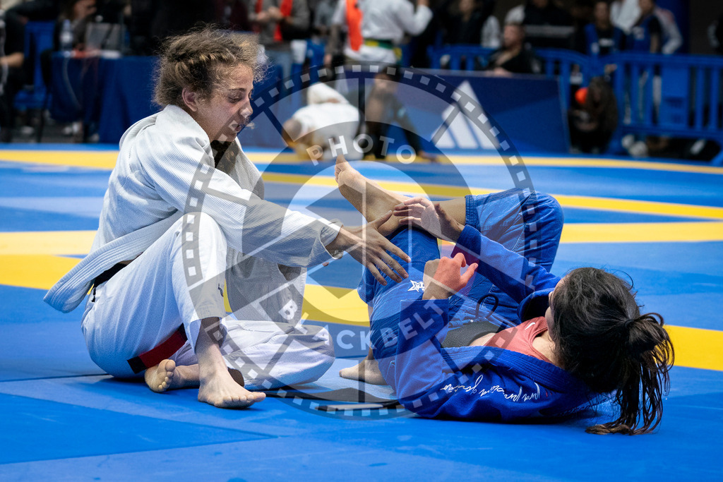 20240126PBB0786 | Fighters compete during the Brazilian Jiu-Jitsu European Championship of the IBJJF in Paris, France, on January 26, 2024.