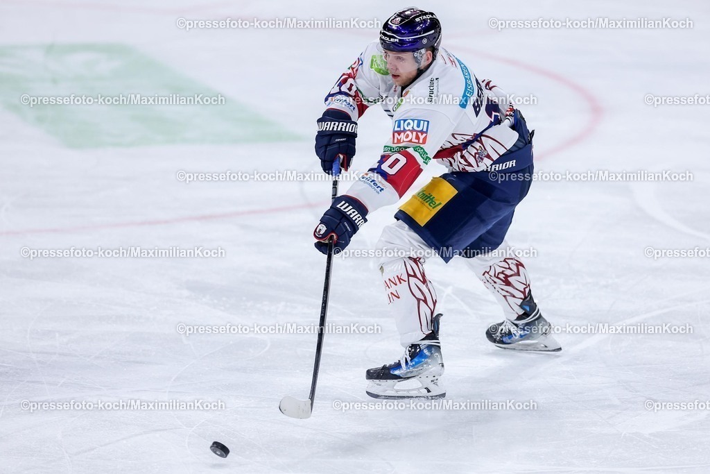 DEG12012501027 | 12.01.2025, Eishockey, Penny DEL, Düsseldorfer EG - Eisbären Berlin, PSD-BANK Dome: Lean Bergmann (Eisbären Berlin #10)
