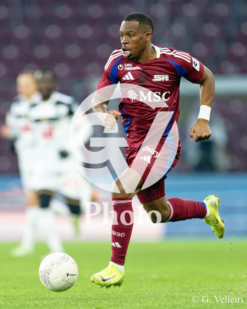 Super League - Servette FC v FC Lugano | during the Super League game between Servette FC and FC Lugano at Stade de Geneve in Geneva, Switzerland