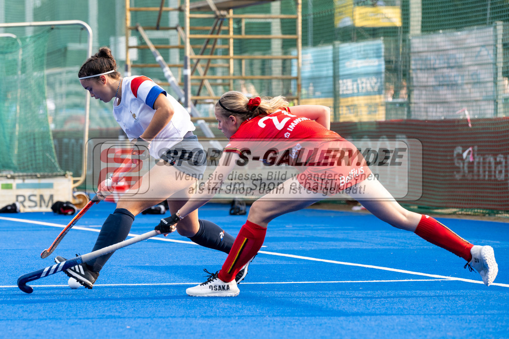 SFE_20230713_0038 | EuroHockey EM U18 Girls France vs Belgium am 13.07.2023 in Krefeld (Gerd-Wellen-Hockeyanlage), Photo: Stephan Fehrmann 2023 (Sports-Gallery)