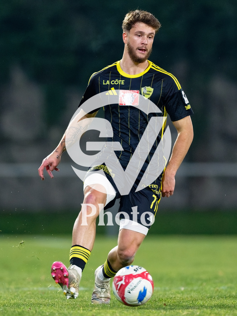 Coupe Suisse - 1/8 de finale - FC Stade Nyonnais v Neuchatel Xamax |  during the Coupe Suisse - 1/8 de finale match between FC Stade Nyonnais and Neuchatel Xamax at Centre sportif de Colovray in Nyon, Switzerland