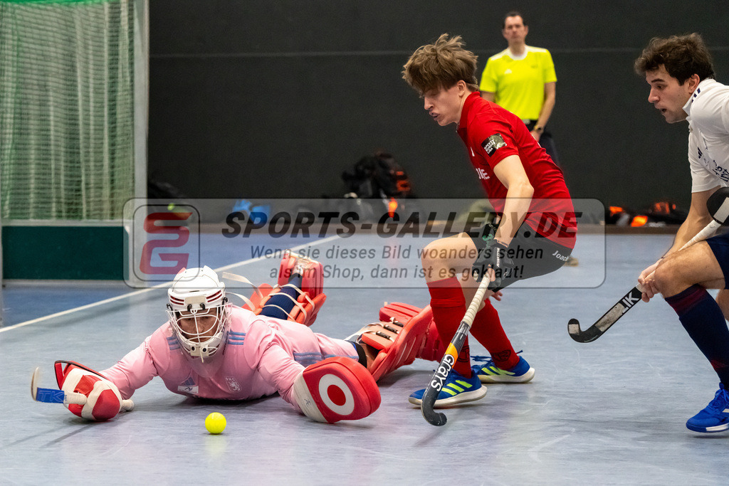 HK_20250201_102209 | 2. Bundesliga Halle Herren Düsseldorfer HC - Club Raffelberg am 1.2.2025 Halle am Seestern, Düsseldorf ,