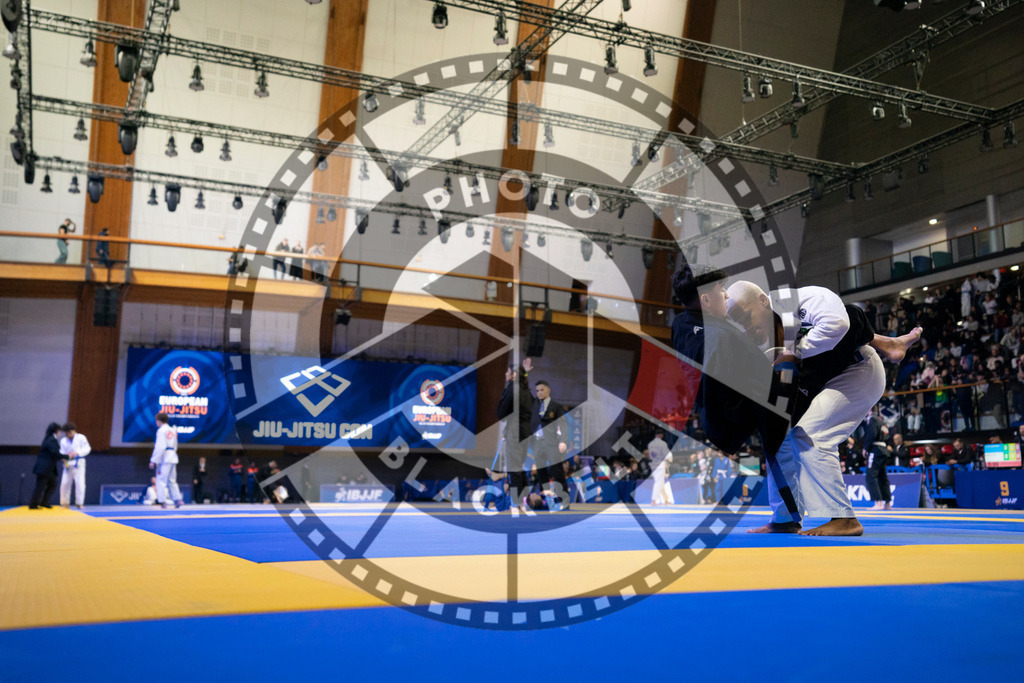 20240119PBB1632 | Fighters compete during the IBJJF European Championship in Paris, France, on January 19, 2024.