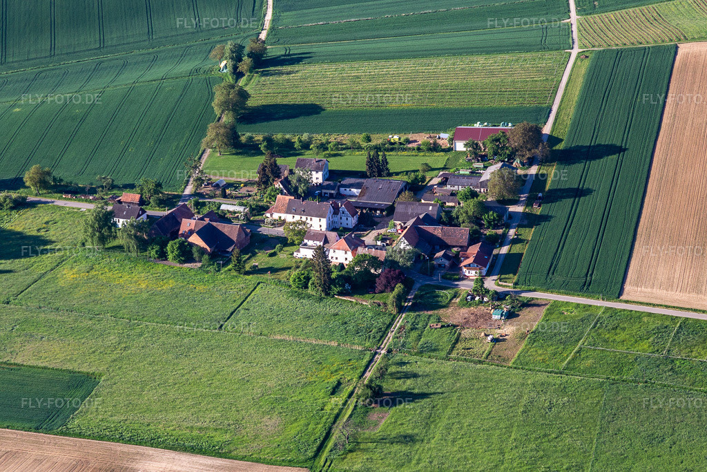 Luftbild: Wein & Sekt Däuwel im Ortsteil Deutschhof in Kapellen-Drusweiler im Bundesland Rheinland-Pfalz in Deutschland. Foto: IMG_131467.jpg vom 14.05.2022 durch Werner Riehm/FLY-FOTO.de