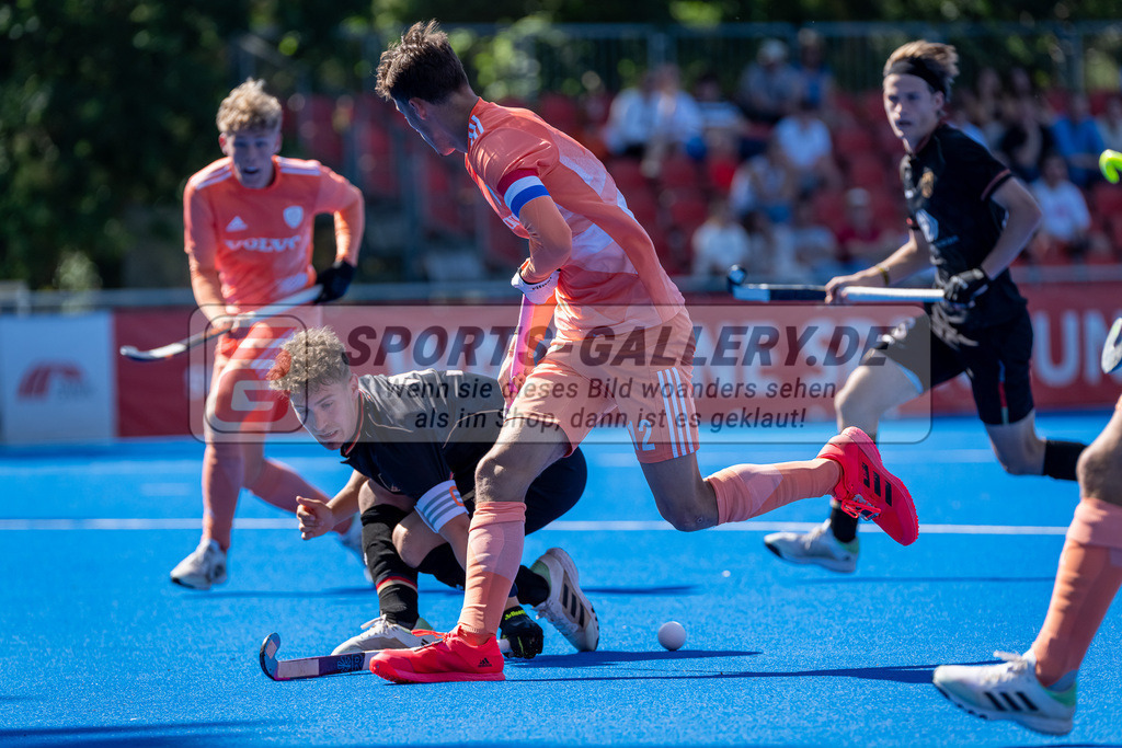 HK_20240628_102461 | MU18 Länderspiel Germany - Niederlande am 28.6.2024 Crefelder HTC, Krefeld ,
