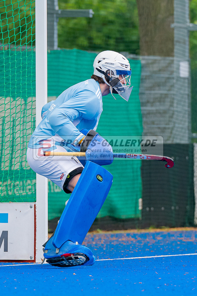 HK_20230507_901816 | 1. Bundesliaga Herren Creefelder HTC - Harvestehuder THC  am 7.5.2023 Crefelder HTC ( CHTC ), Krefeld  , Strohecker Moritz ( Torwart Harvestehuder THC #1 )