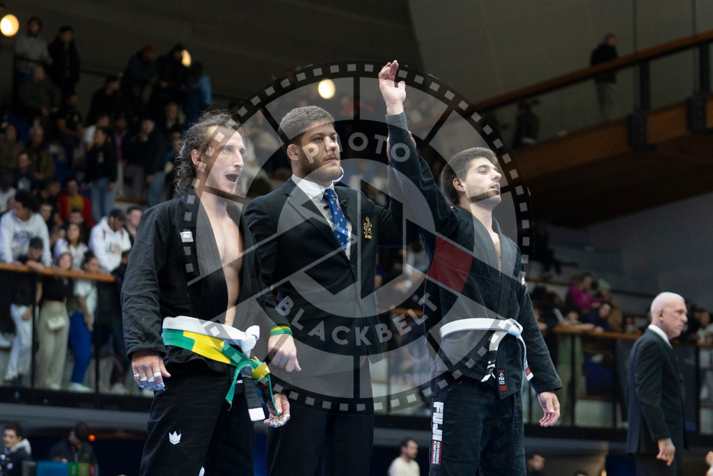 20240119PBB2304 | Fighters compete during the IBJJF European Championship in Paris, France, on January 19, 2024.