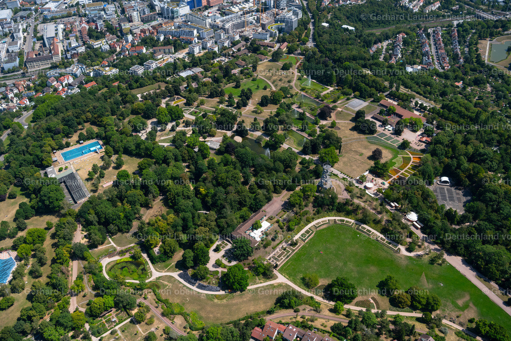 4034736 | STUTTGART 22.07.2020 Parkanlage Höhenpark Killesberg in Stuttgart im Bundesland Baden-Württemberg, Deutschland. // Park of Hoehenpark Killesberg in Stuttgart in the state Baden-Wuerttemberg, Germany. Foto: Gerhard Launer