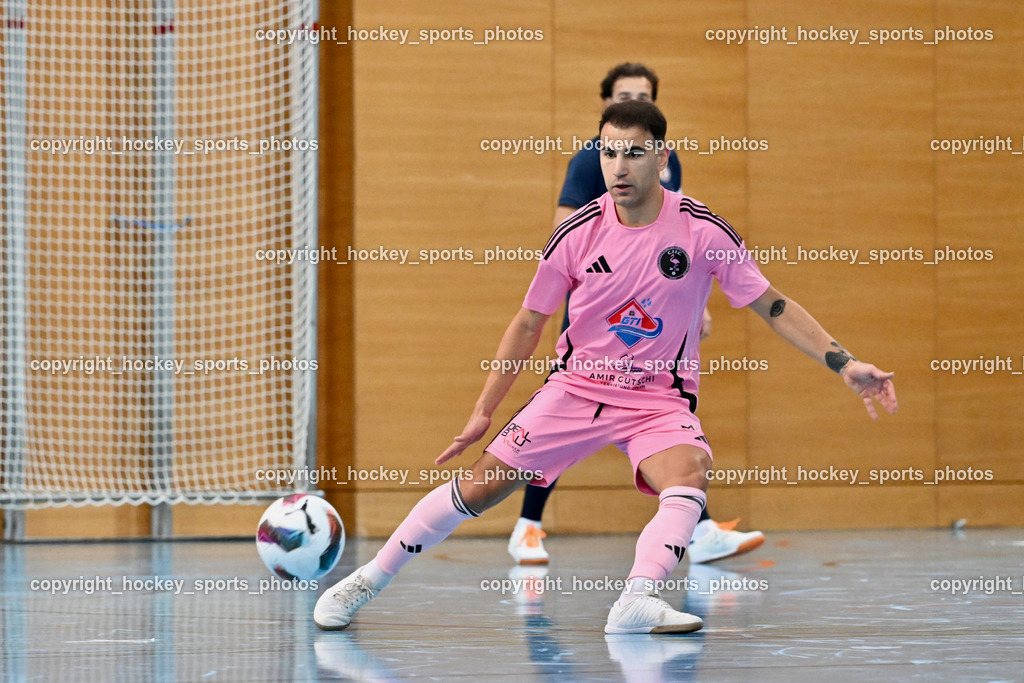 Carinthia Flamengo Futsal Club vs. LPSV-K | #21 Robert Dimitrov Carinthia Flamengo, Carinthia Flamengo Futsal Club vs. LPSV-K, Carinthia Flamengo Futsal Club vs. LPSV-K am 03.11.2024 in Klagenfurt (Ballspielhalle Viktring), Austria, (Photo by Bernd Stefan)