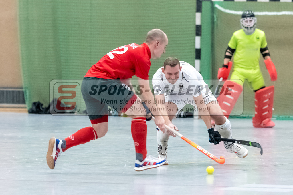 SFE_20230115_0110 | 1. Bundesliga Hockey Herren Schwarz-Weiss Neuss - Crefelder HTC am 15.01.2023 in  (Sporthalle Jahnerstrasse), Photo: Stephan Fehrmann 2022 (Sports-Gallery)