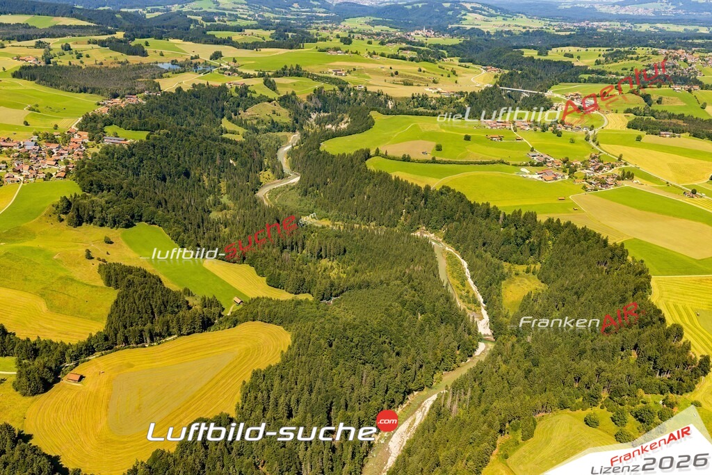 Luftbild Vs Google Maps  Ammer  Bad Bayersoien -Das Luftbild wurde 2025 vom UL-Flugzeug heraus erstellt ( keine Drohne ) - Hochauflösende Luftaufnahme -Nicht vergleichbar mit Google Maps oder Satelittenbilder- Die Geschenkidee !Mit Lizenz und Bildrechte bestellbar