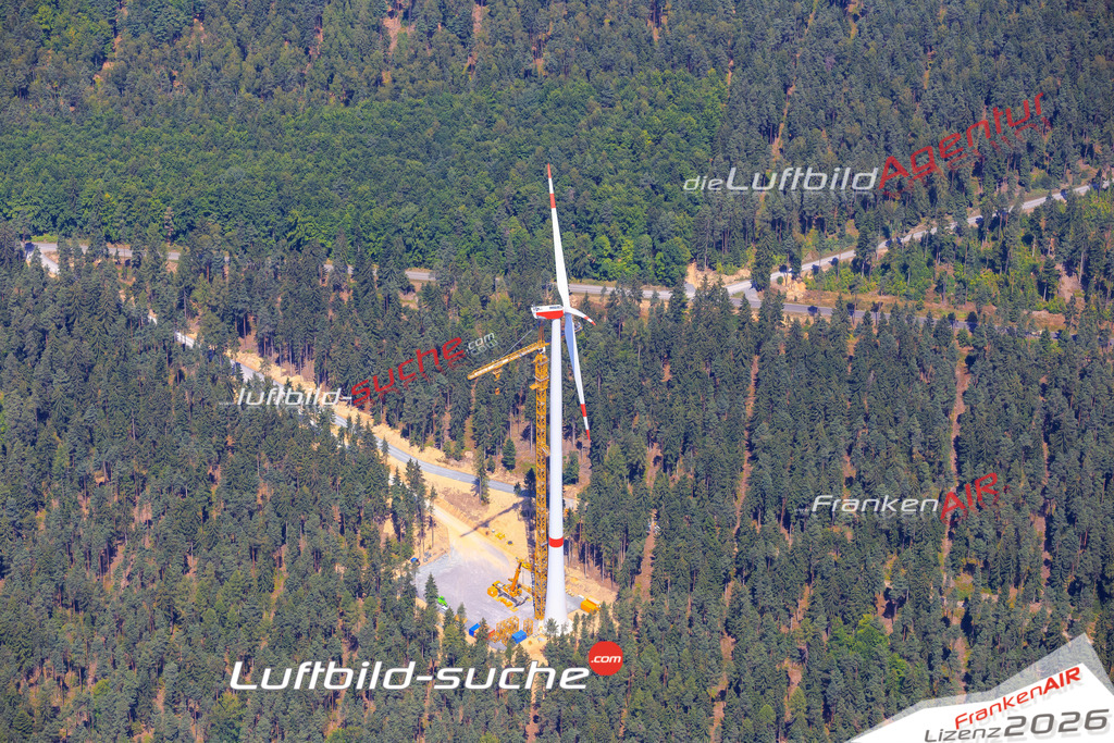 Die Luftaufnahme der Stadt Konnersreuth wurde vom UL-Flugzeug heraus erstellt ( keine Drohne )- hohe Auflösung für beste Qualität