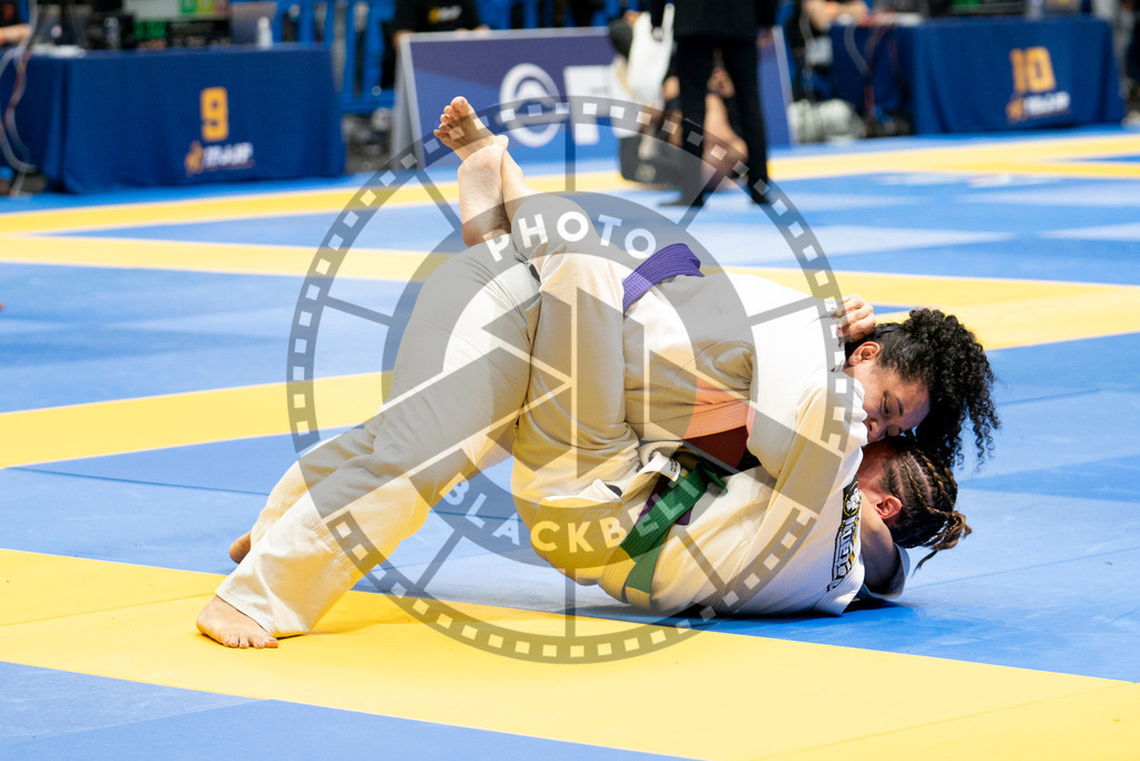 20240124PBB04640 | Fighters compete during the second day of the IBJJF European Championship in Paris, France, on January 24, 2024.
