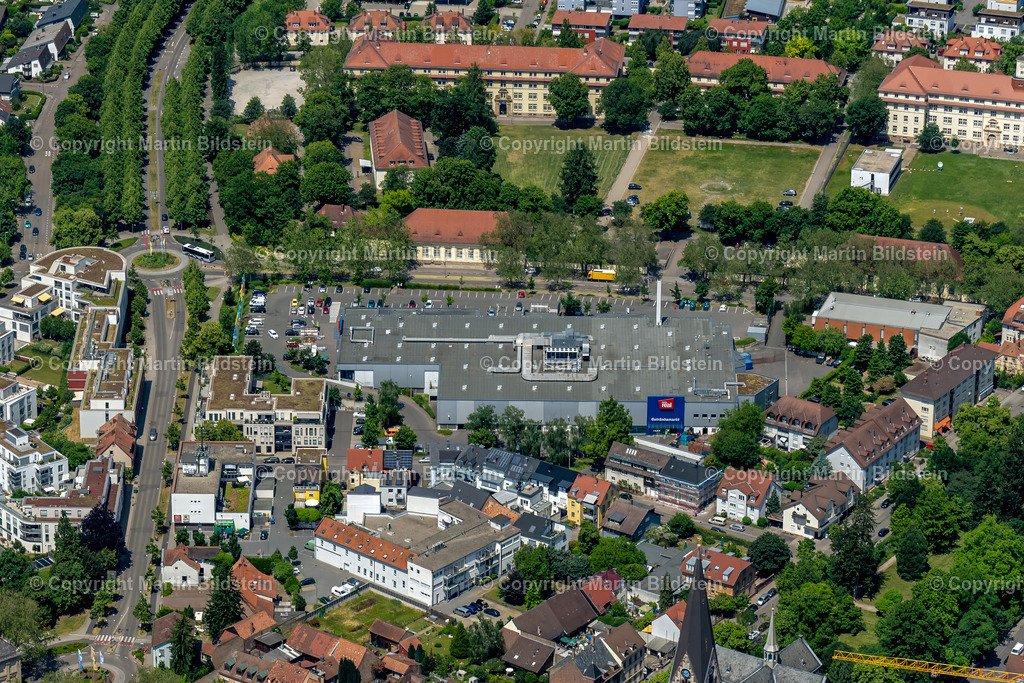 Ettlingen-1-6-23-8 | Bilder Fotos Luftbilder Luftaufnahmen Deutschland Süden Westen Schwarzwald Baden Württemberg  