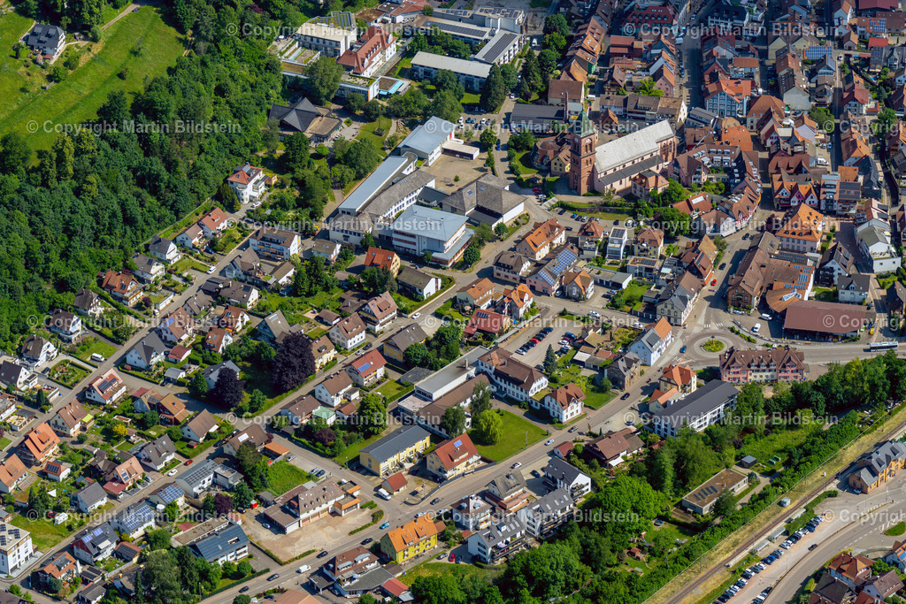 Elzach-1-6-23-16 | Bilder Fotos Luftbilder Luftaufnahmen Deutschland Süden Westen Schwarzwald Baden Württemberg  
