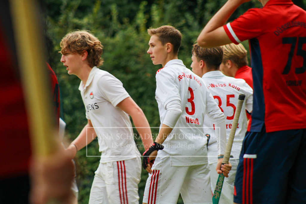 MU16 2. HF Westdeutsche Meisterschaft  Rot-Weiß Köln - Düsseldorfer HC 07.10.23 Gladbach-25 | lanaschraderfotografie - Realisiert mit Pictrs.com