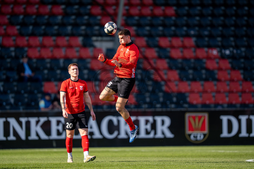 SG Sonnenhof Großaspach vs. KSV Hessen Kassel, Fussball, Regionalliga Südwest, 23. Spieltag, Saison 2025/2026, 07.03.2026 | Arbnor Nuraj (SG Sonnenhof Großaspach, #25),SG Sonnenhof Großaspach vs. KSV Hessen Kassel, Fussball, Regionalliga Südwest, 23. Spieltag, Saison 2025/2026, 07.03.2026Foto: photosbyphips/Philip Ziegler