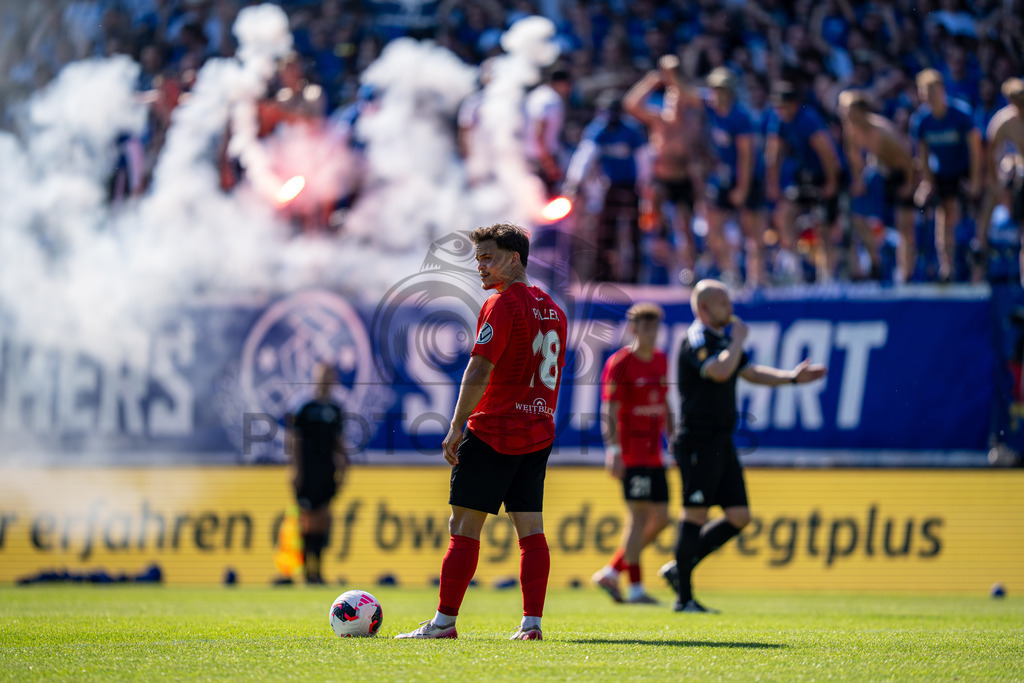 Stuttgarter Kickers vs. SG Sonnenhof Großaspach, Fussball, WFV-Pokal, Finale, 23.05.2026 | Niklas Pollex (SG Sonnenhof Großaspach, #18),Stuttgarter Kickers vs. SG Sonnenhof Großaspach, Fussball, WFV-Pokal, Finale, 23.05.2026