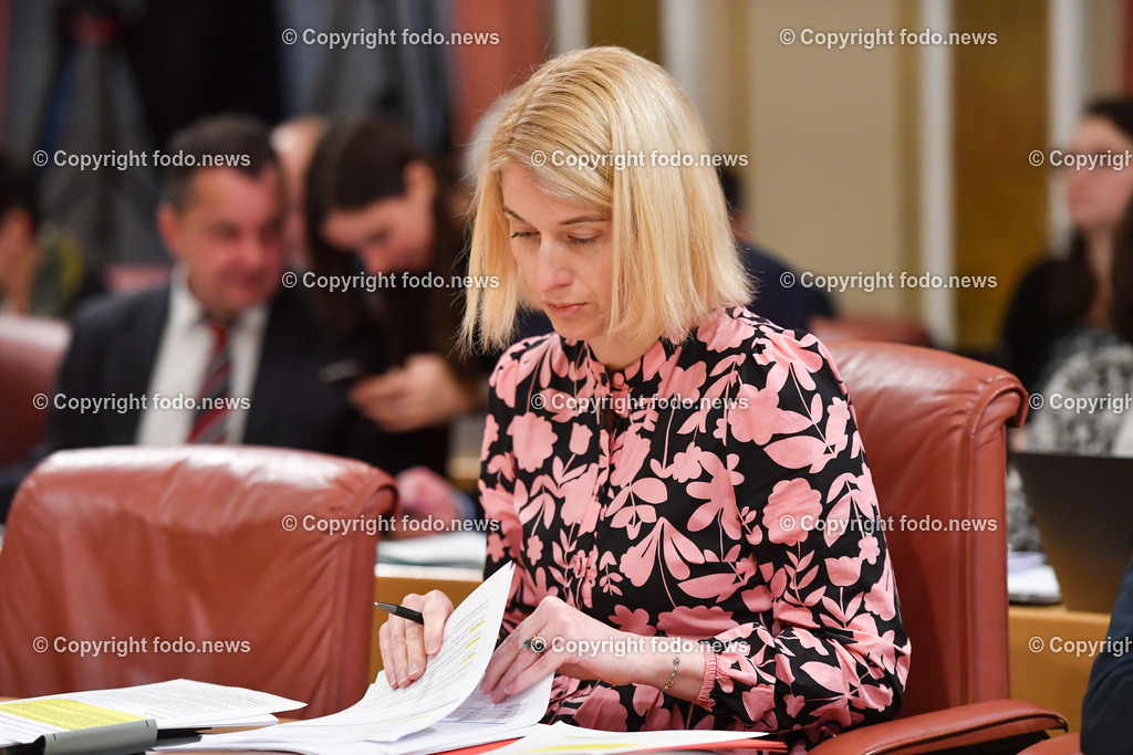 Landhaus Linz_ Promenade_ Landtagssitzung_ 26.01.2023-21 | 26.01.2023, Landhaus Linz AUT, Promenade, Landtagssitzung, im Bild LH-StvIn Christine Haberlander (VP)