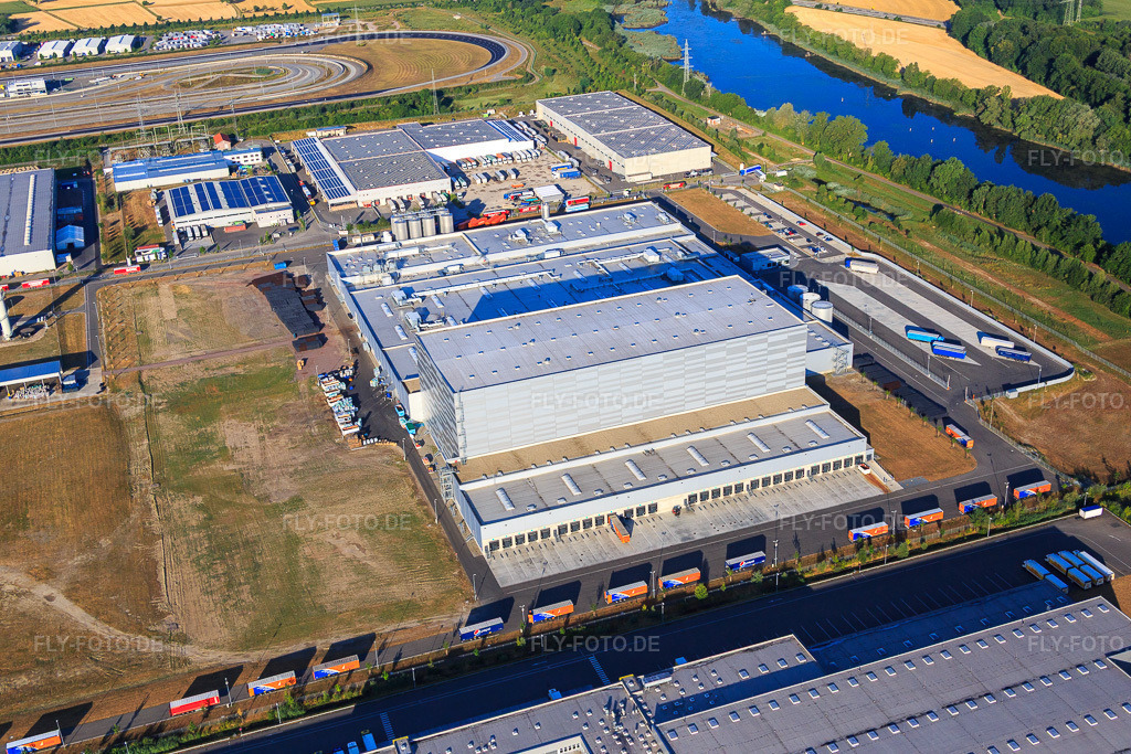 Luftbild: Pfälzer Erfrischungsgetränke GmbH in Wörth am Rhein im Bundesland Rheinland-Pfalz in Deutschland. Foto: IMG_083815.jpg vom 26.07.2015 durch Werner Riehm/FLY-FOTO.deMEG Gruppe - MEG Gruppe
