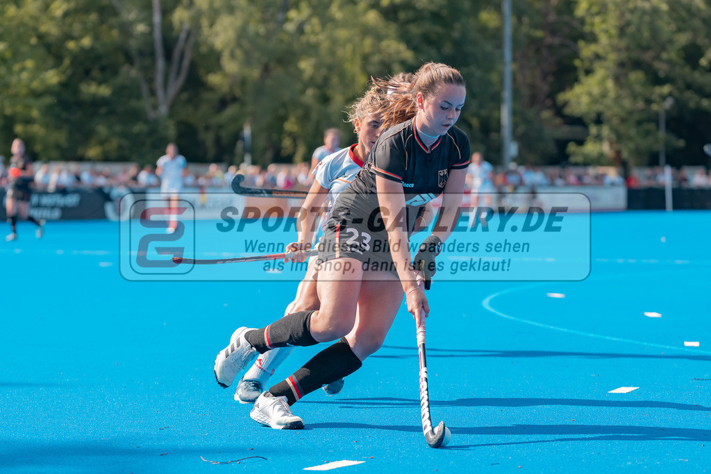 HK_20230715_102747 | Euro Hockey WU18 SF2 Spain vs Germany Championship Girls &amp; Boys am 15.7.2023 CHTC , Krefeld ,
