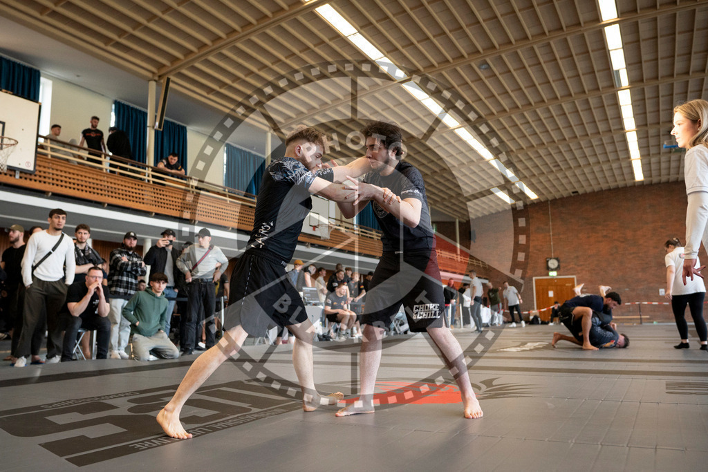 20240309PBB7396 | Fighters compete during the International Luta Livre (ILLCS) Spring Championship in Hannover, Germany, on March 9, 2024.