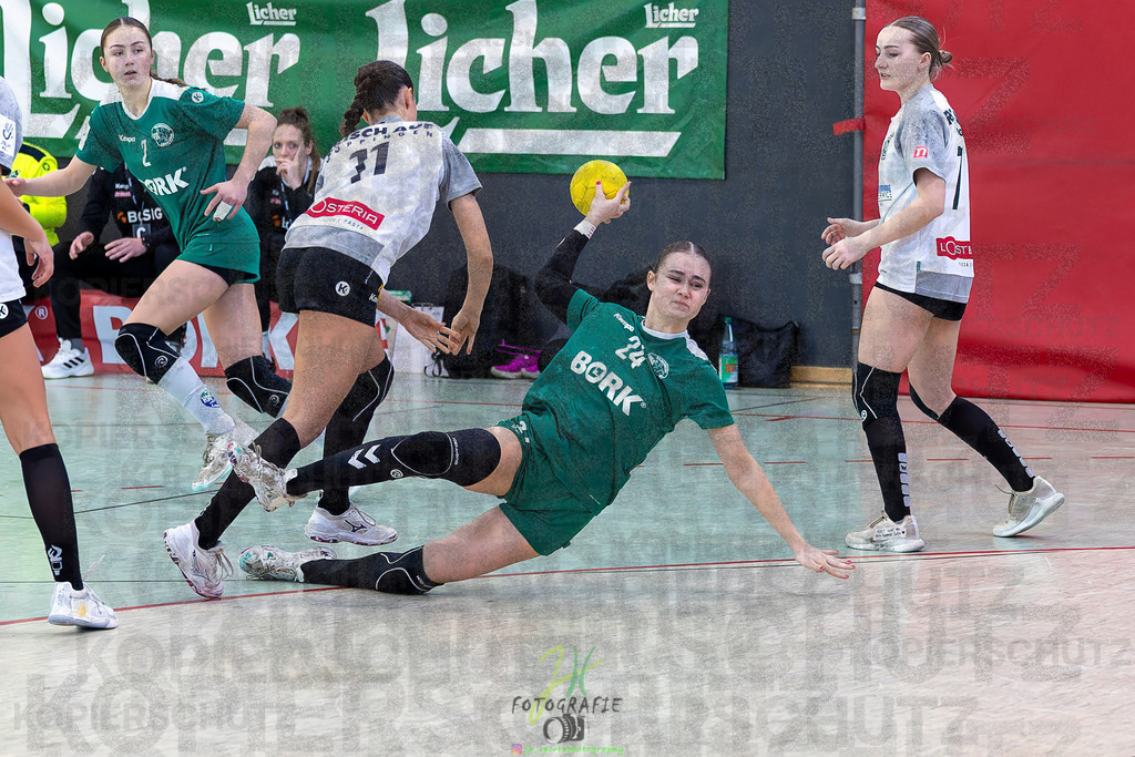Jugendbundesliga wJA, Pokalrunde, HSG Kleenheim/Langgöns - Frisch Auf Göppingen | Jugendbundesliga wJA, Pokalrunde, HSG Kleenheim/Langgöns - Frisch Auf Göppingen am 28.02.2026 in Oberkleen (Weidig-Halle)Photo © 2026 - Jörg Heinrich - Realisiert mit Pictrs.com