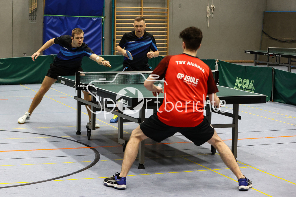 TSV 1868 Aichach - TTC Langweid | Sandulenko, Yurii; Carcevschi, Timur (Langweid) / Daniel KONRAD