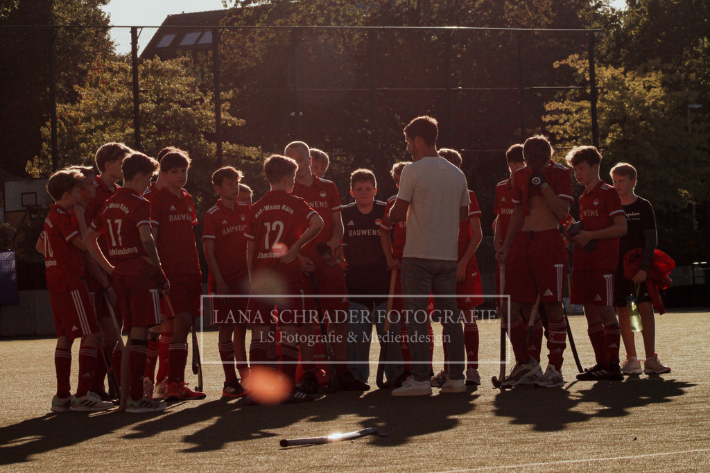 MU14 FINALE Westdeutsche Meisterschaft  Rot-Weiß Köln - HTC Uhlenhorst Mülheim 24.09.23 Düsseldorf-250 | lanaschraderfotografie - Realisiert mit Pictrs.com