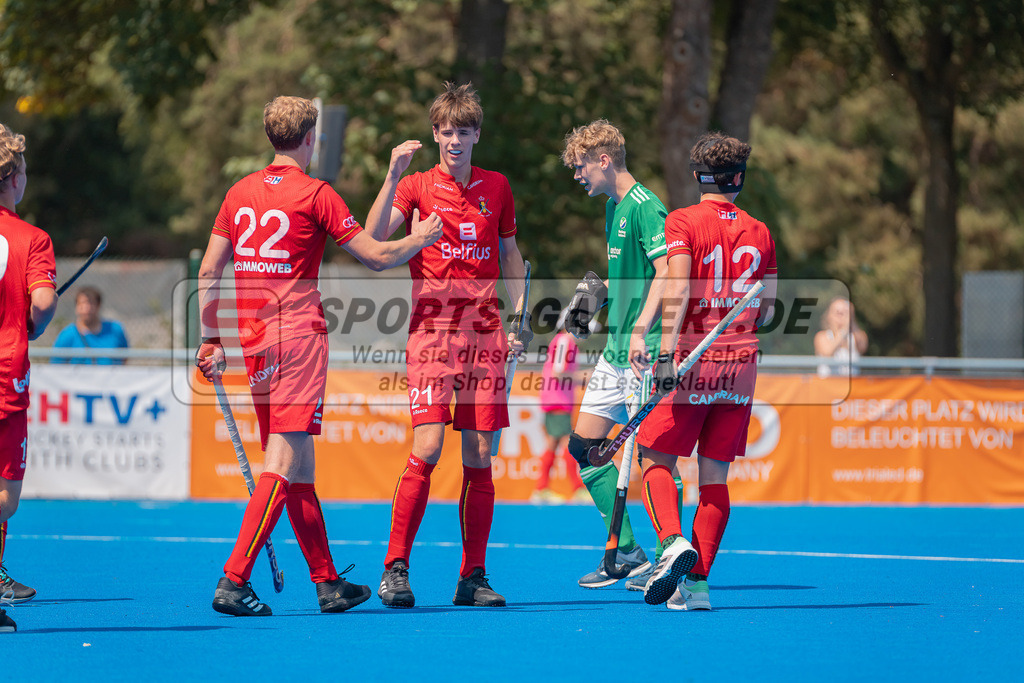 HK_20230709_100087 | Euro Hockey MU18 Belgium - Ireland Championship Girls &amp; Boys am 9.7.2023 CHTC , Krefeld ,