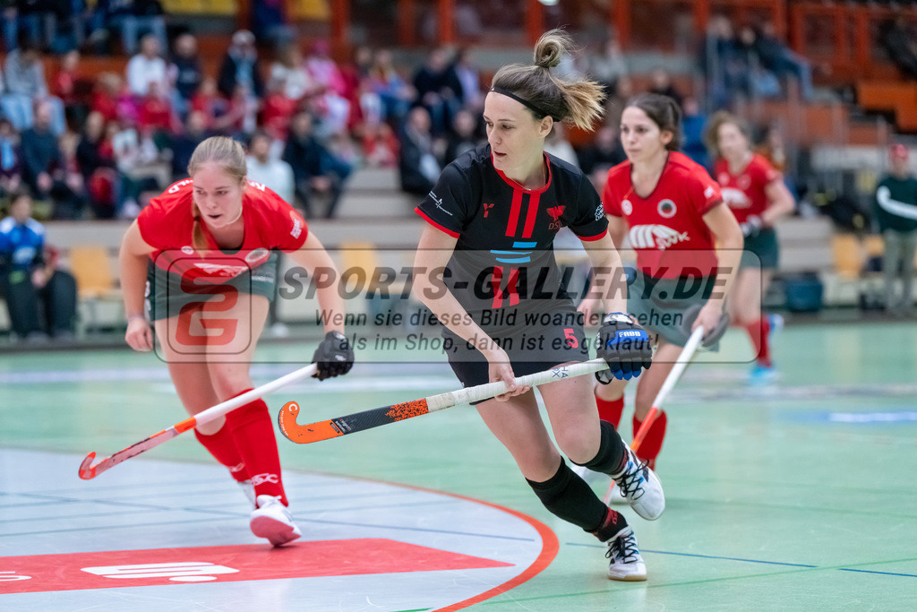 HK_20241214_100078 | 2. Bundesliga Halle Damen Crefelder HTC - DSD Düsseldorf am 14.12.2024 Halle Glockenpitz, Krefeld ,
