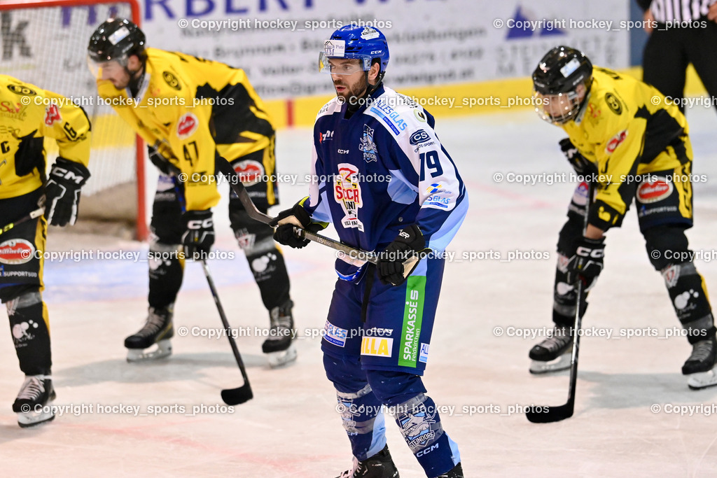 ESC Steindorf vs. MET PHOTOVOLTAIK HORNETS SPITTAL | #79 Petrik Benjamin ESC Steindorf, ESC Steindorf vs. MET PHOTOVOLTAIK HORNETS SPITTAL, ESC Steindorf vs. MET PHOTOVOLTAIK HORNETS SPITTAL am 26.10.2024 in Steindorf (Ossiachersee Halle), Austria, (Photo by Bernd Stefan)