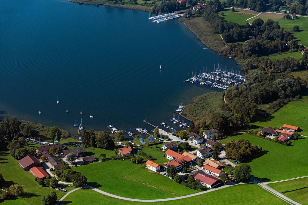 dr__0077082.jpg | BREITBRUNN AM CHIEMSEE 06.09.2021 Uferbereiche am Seegebiet des Chiemsee am Uferweg in Breitbrunn am Chiemsee im Bundesland Bayern, Deutschland. // Riparian areas on the lake area of Chiemsee on Uferweg in Breitbrunn am Chiemsee in the state Bavaria, Germany. Foto: Daniel Reiter