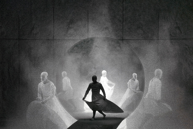 Sankai Juku - Sijima | Konventionell aufgenommene schwarz/weiß Fotografie auf hochempfindlichen Film von Ilford, hochauflösend digitalisiert für großformatige FineArtPrints, in Frankfurt am Main 1999, Butoh Tänzer Sankai Juku: https://www.sankaijuku.com/
Conventionally taken black and white photograph on Ilford high speed film, high resolution digitized for large format FineArtPrints, in Frankfurt am main in 1999 year, Butoh dancer Sankai Juku: https://www.sankaijuku.com/
 - Realisiert mit Pictrs.com