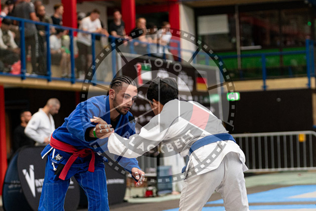 20230826PBB51146 | Fighters compete during the AJP INTLPRO BJJ and grappling competition in Hamburg, Germany, on August 26 2023.