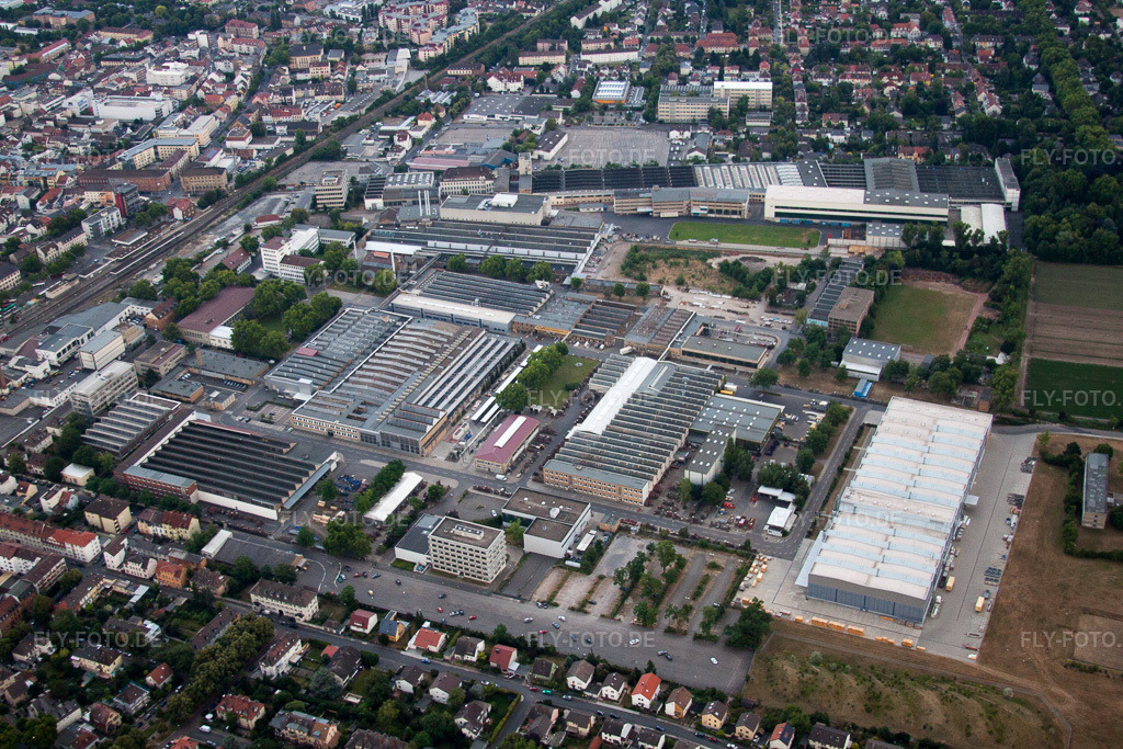 Luftbild: KSB SE in Frankenthal im Bundesland Rheinland-Pfalz in Deutschland. Foto: IMG_69225.jpg vom 24.06.2014 durch Werner Riehm/FLY-FOTO.de