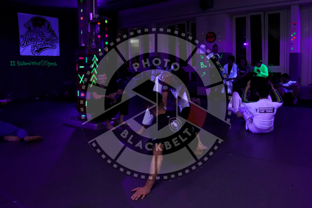 20240413PBB7752 | Fighters compete during the Grapplethon 24hours of rolling for a reason in Hamburg, Germany, on April 13, 2024.