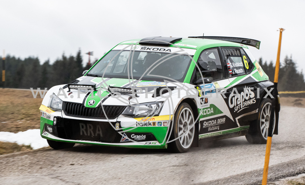 Sportmediapics-04012086446   | Jännerrallye 2020, AUSTRIA, 04-05. jänner 2020 -  Image shows: Guenter Knobloch/Juergen Rausch (AUT, Skoda Fabia R5)
Keywords: Motorsport, Rallye, Jänner, St.Oswald, Sport.
Photo: Sportmediapics/Andreas Willdoner