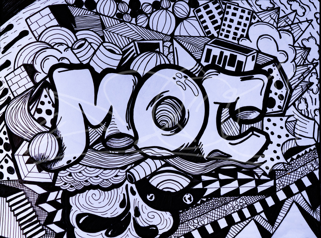 MOC | Mit Fineliner auf Papier - Realisiert mit Pictrs.com