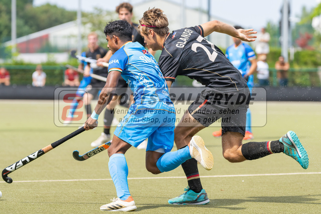 HK_20230822_103708 | 4 Nations Tournament Spiel um Platz 1 ( MU21 ) Indien - Germany am 22.8.2023 DHC Düsseldorf, Düsseldorf ,
