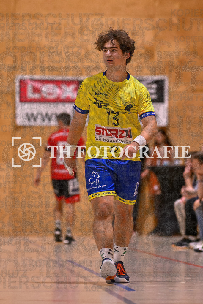 GER, SG Maulburg/Steinen - SG Allensbach/Dettingen, Handball, Landesliga Suedbaden, 2. Spieltag, Saison 2024/2025, 28.09.2024 | Lukas Klaile (SG Allensbach/Dettingen-Wallhausen, #13)GER, SG Maulburg/Steinen - SG Allensbach/Dettingen, Handball, Landesliga Suedbaden, 2. Spieltag, Saison 2024/2025, 28.09.2024Foto: TH Fotografie/Thomas Hess