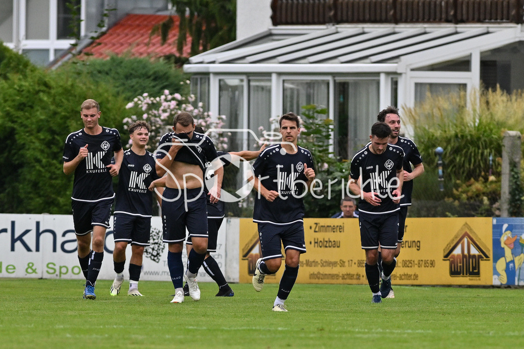 BC Aichach - FC Affing | Jubel nach 1-0 durch BC Aichach #14