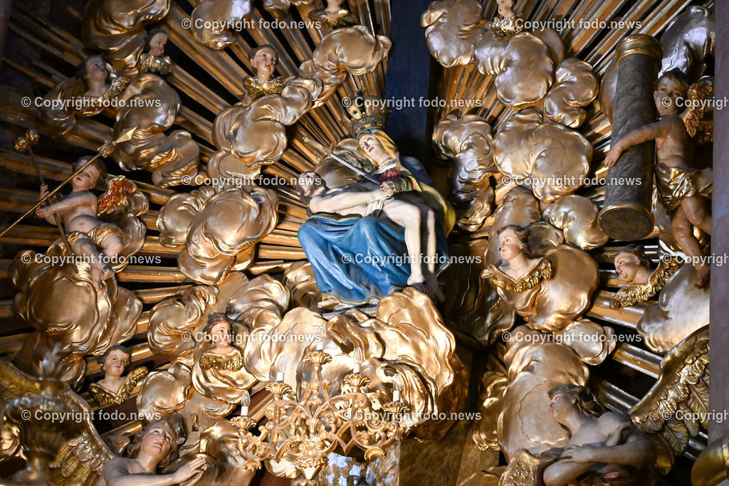 Pöstlingberg_ Pöstlingbergkirche_ Wallfahrtsbasilika_ Wahrzeichen_ Linz_ 03.04.2023-3 | 03.04.2023, Pöstlingberg, AUT, Pöstlingberg, Pöstlingbergkirche, Wallfahrtsbasilika, Wahrzeichen, Linz, im Bild Gnadenbild