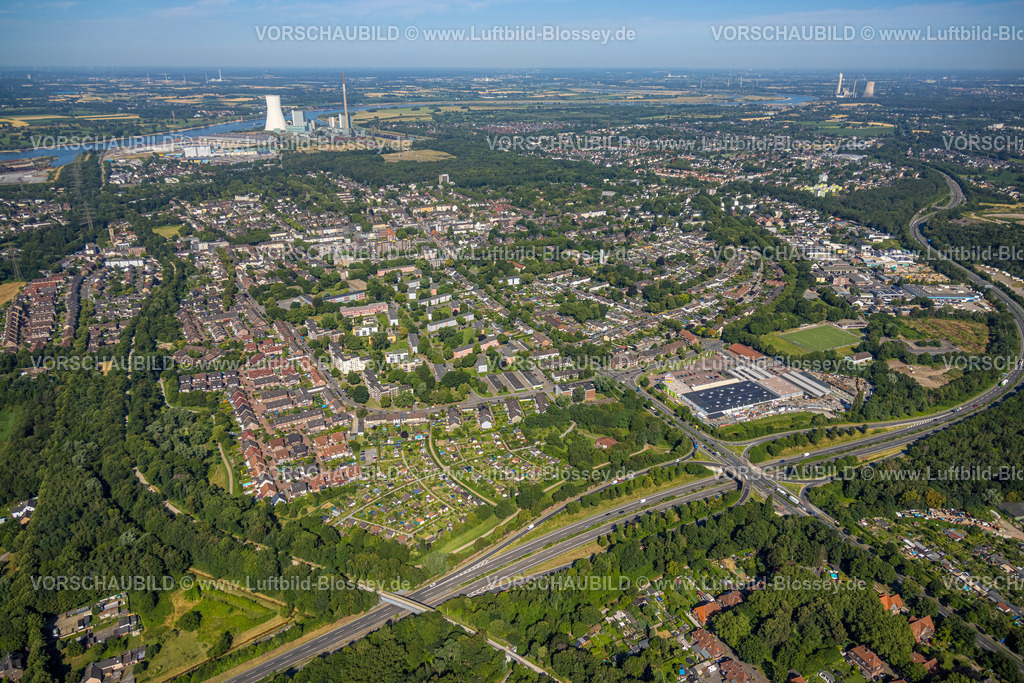 Duisburg230706577 | Luftbild, Ortsansicht mit Kleingartenverein Sonnenschein, Aldenrade, Duisburg, Ruhrgebiet, Nordrhein-Westfalen, Deutschland