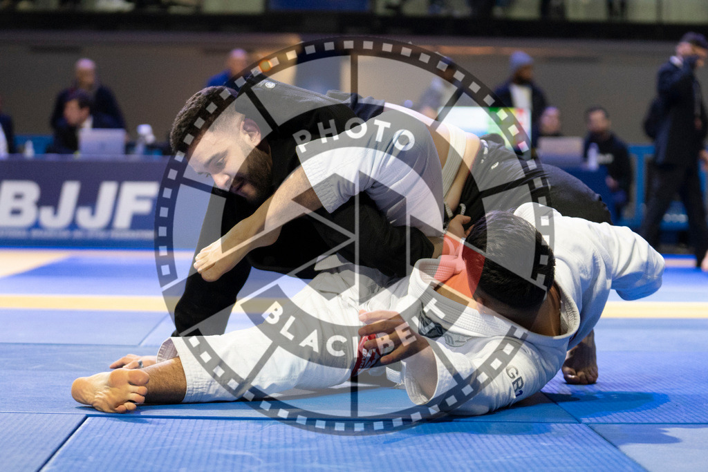 20240119PBB0570 | Fighters compete during the IBJJF European Championship in Paris, France, on January 19, 2024.