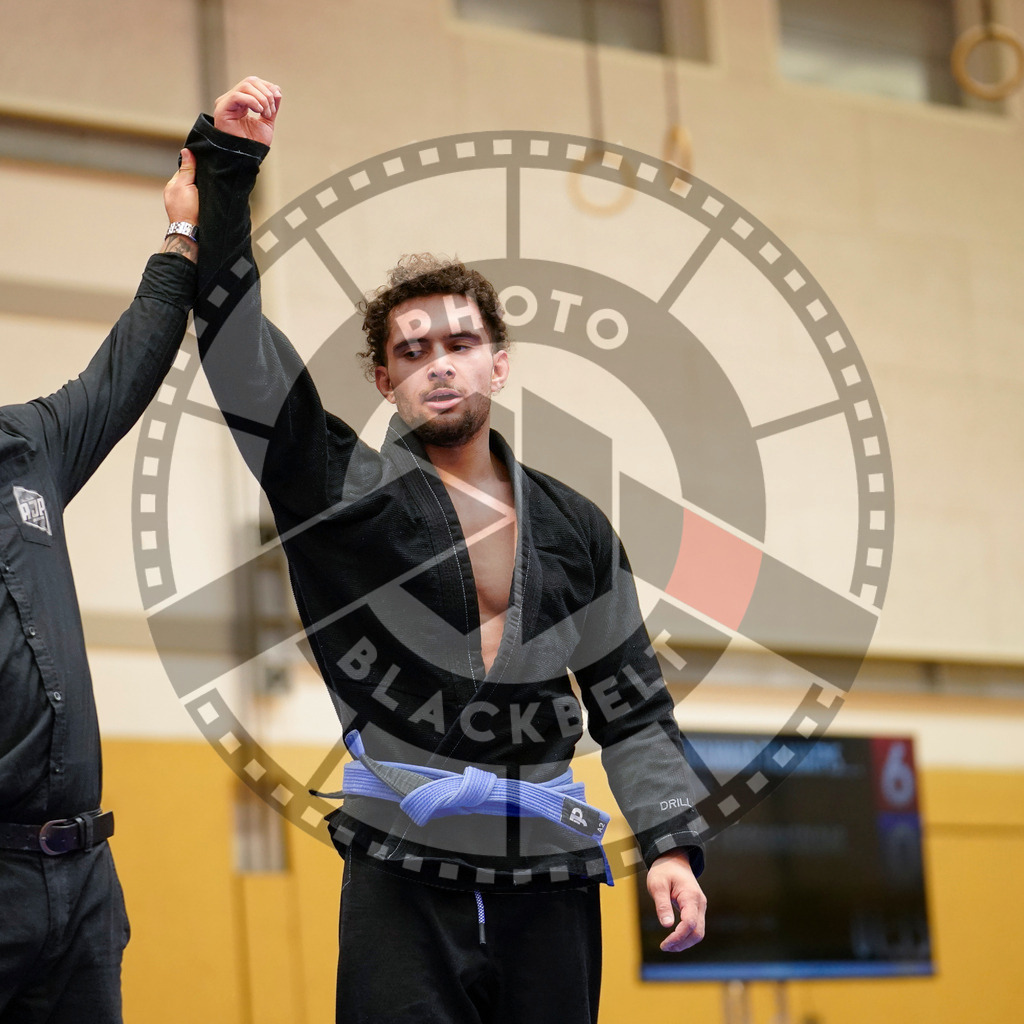 20240203PBB05634 | Fighters compete during the Brazilian Jiu-Jitsu Championship of the AJP Tour in Maintal by Frankfurt am Main, Germany, on February 2, 2024.