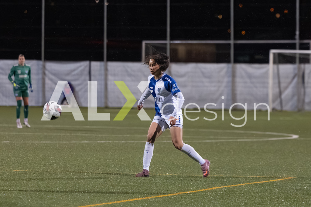 Fußball I Frauen I Saison 2025-2026 I AXA Women's Super League | Women I 14. Spieltag I Grasshoppers Club Zürich - FC Luzern I 14.02.2026 | 19 Ramona Kannady (CH) (GC Zürich) – Angriff - Realisiert mit Pictrs.com