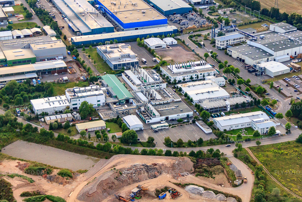 Luftbild: APL Automobil-Prüftechnik Landau GmbH in Landau in der Pfalz im Bundesland Rheinland-Pfalz in Deutschland. Foto: IMG_51491.jpg vom 08.08.2012 durch Werner Riehm/FLY-FOTO.deAPL - Wir entwickeln die Mobilität der Zukunft