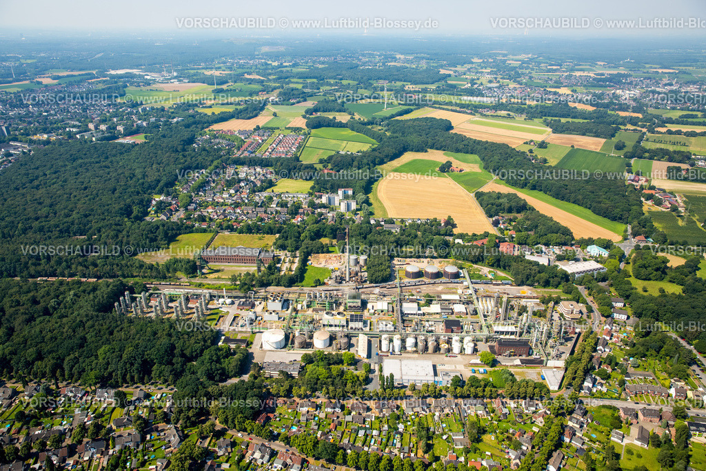 Gladbeck16072888 | Maschinenhalle Zweckel und Chemiefabrik Ineos Phenol GmbH, Gladbeck, Ruhrgebiet, Nordrhein-Westfalen, Deutschland
