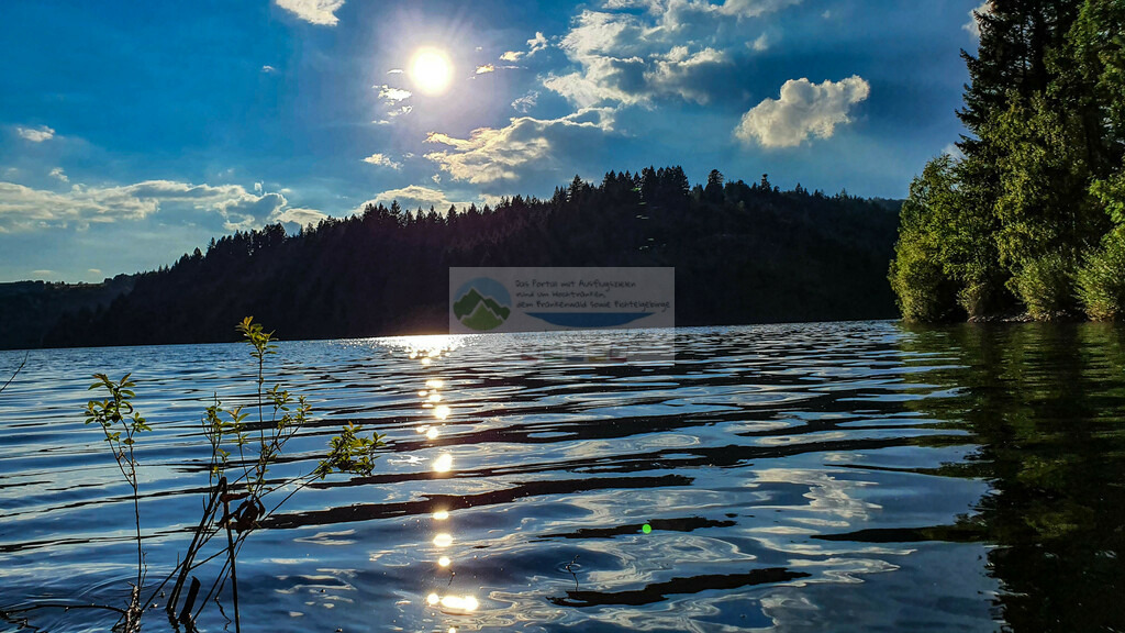 Ködeltalsperre Sonnenuntergang Sommer | Impressionen rund um Hochfranken - Frankenwald - Fichtelgebirge - Realisiert mit Pictrs.com
